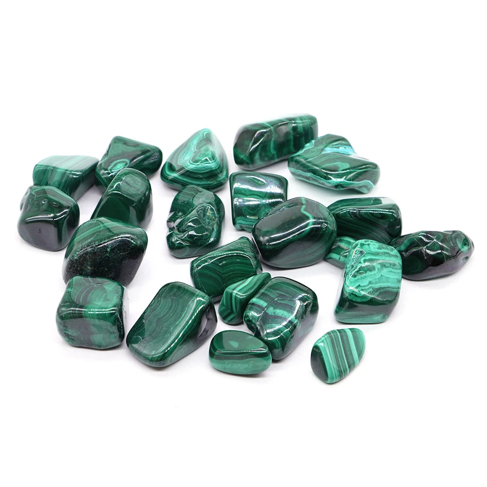 Natural Malachite Tumbled Healing Stone