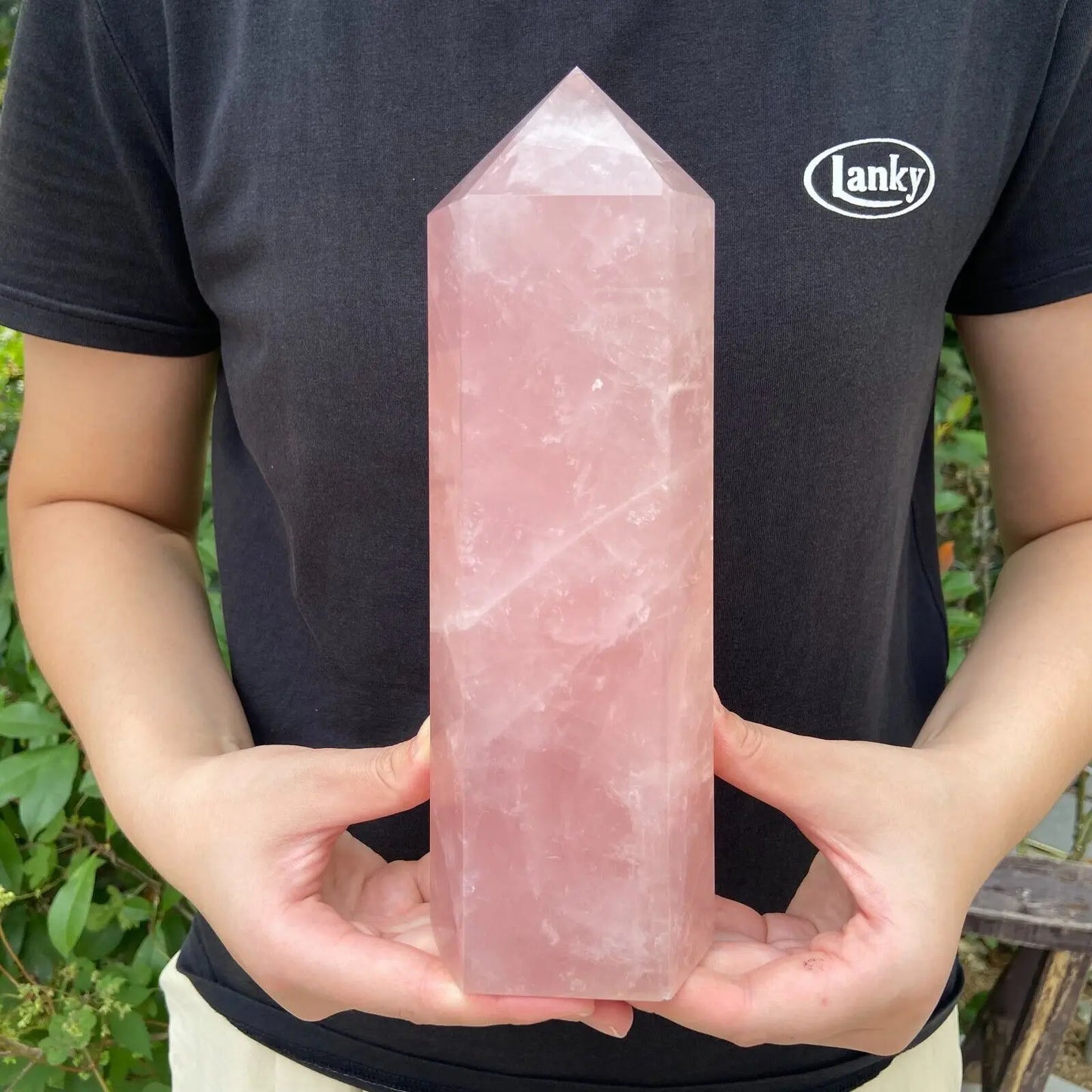 Natural Pink Quartz Crystal