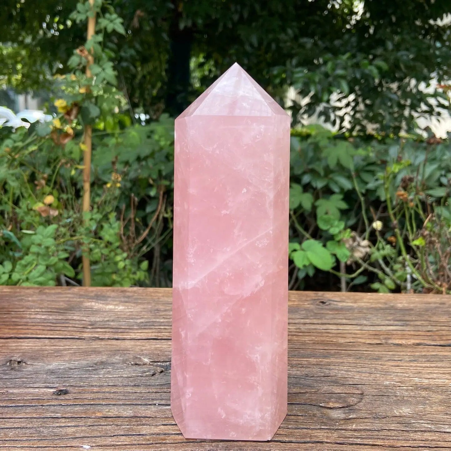 Natural Pink Quartz Crystal