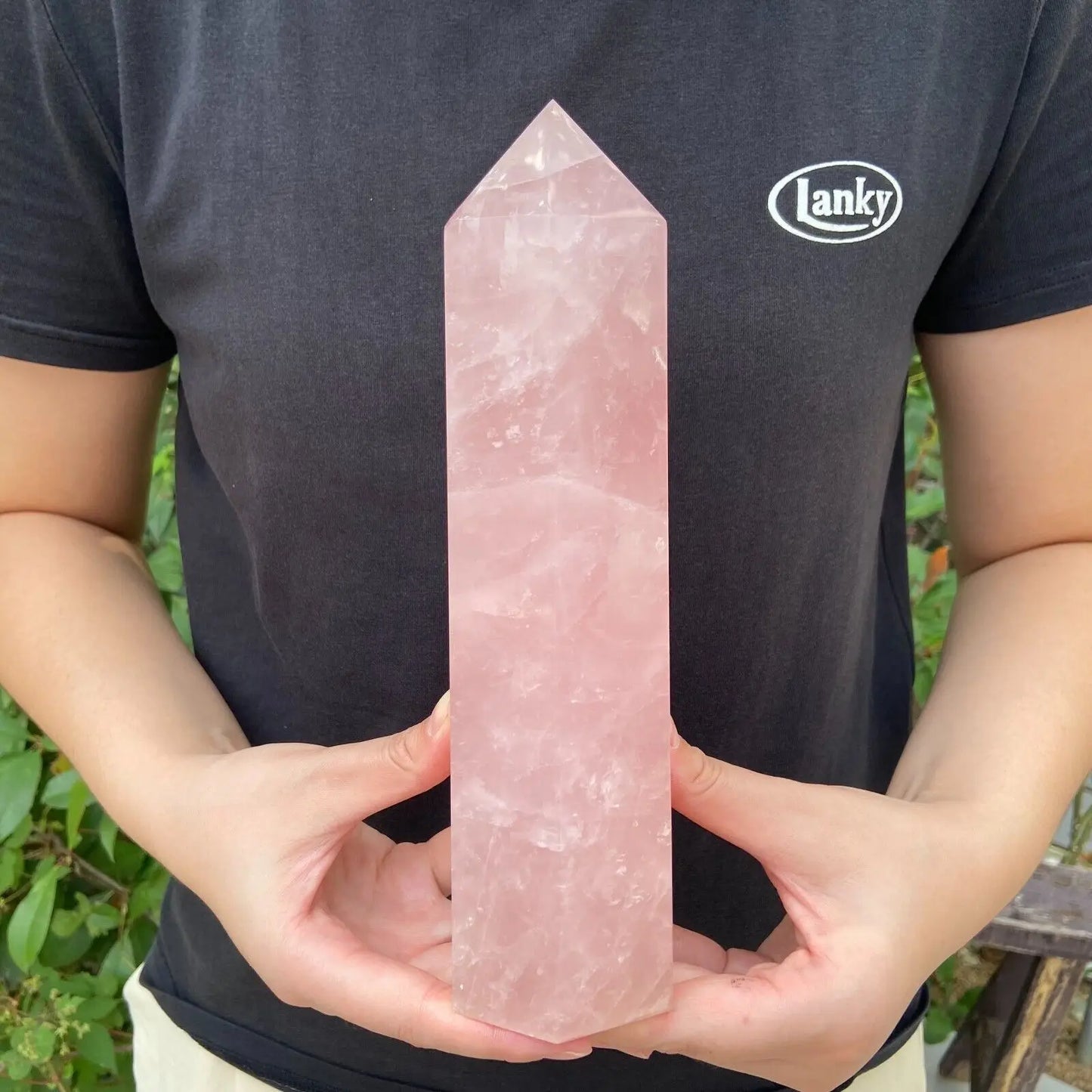 Natural Pink Quartz Crystal