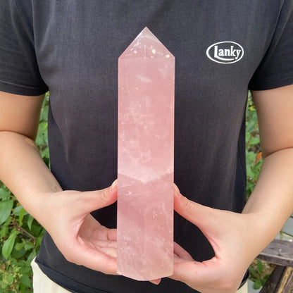 Natural Pink Quartz Crystal