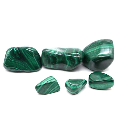 Natural Malachite Tumbled Healing Stone