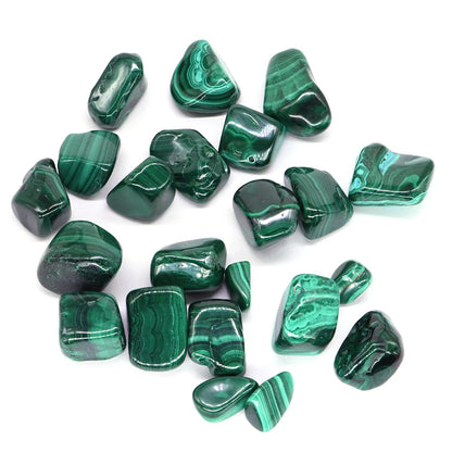 Natural Malachite Tumbled Healing Stone