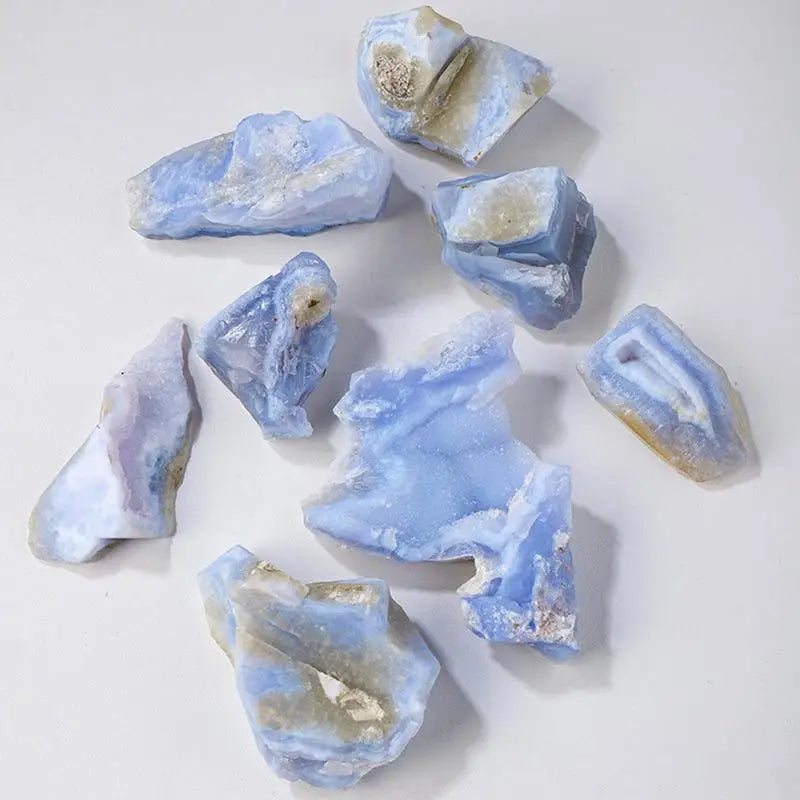 Natural Raw Blue Lace Agate Gemstone