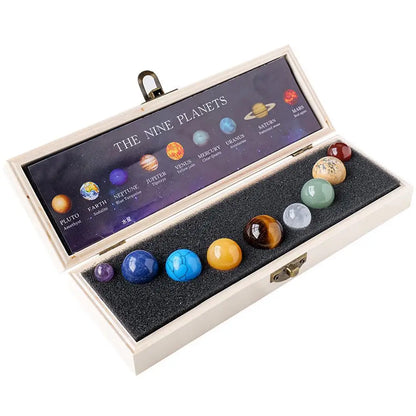 Natural Crystal Planets Ball