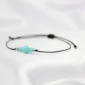 Handmade Amazonite Tianhe Crystal Stone Bracelet