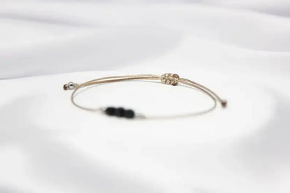 Cubic Black Tourmaline Bracelet